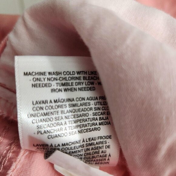 Jessica Simpson Jeans Womens 8 Pink Rolled Crop Skinny Stretch Pants Denim - Picture 8 of 16